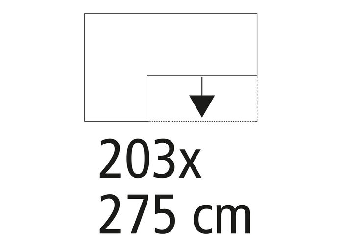 Polstermöbel mit Funktion und verstellbaren Kopfstützen HELLBRAUN
