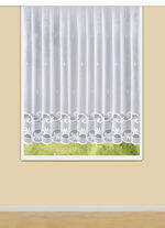 Leichter Blumenfenster-Store mit Automatikfaltenband 
