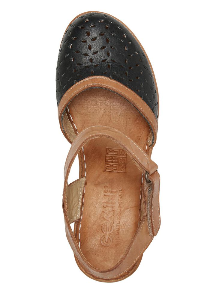 Gemini Sandalette aus perforiertem Rind-Nappaleder 