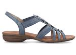 Remonte Riemchen-Sandalen mit Metallschmuck 