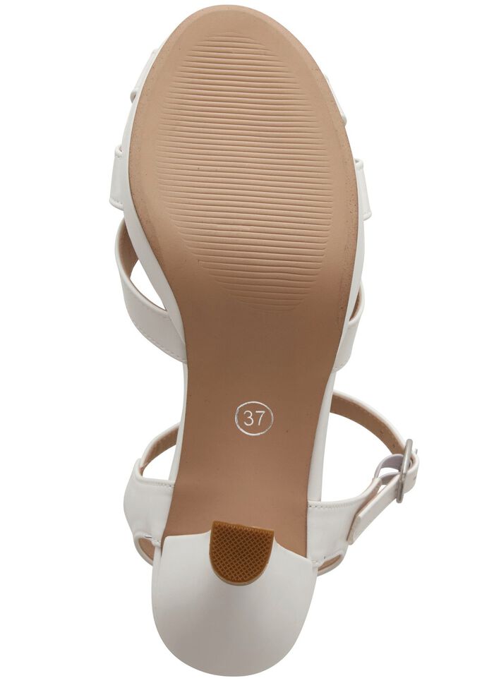 Andrea Conti Riemchen-Sandalette mit verdecktem Gummizug 