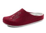 Mubb Pantoffel mit niedlichem Katzenmotiv BORDEAUX