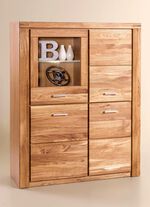 Highboard mit Massivholzfronten WILDEICHE