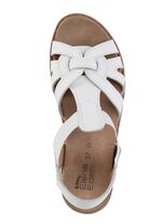 ELENA EDEN Sandale mit praktischen Elastik-Bandagen WEISS