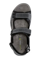 Waldläufer Trekking-Sandale aus Nubukleder BLAU-GRAU-SCHWARZ