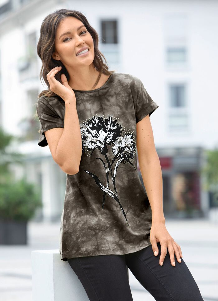 Shirt in Batik-Optik in 2 Farben 