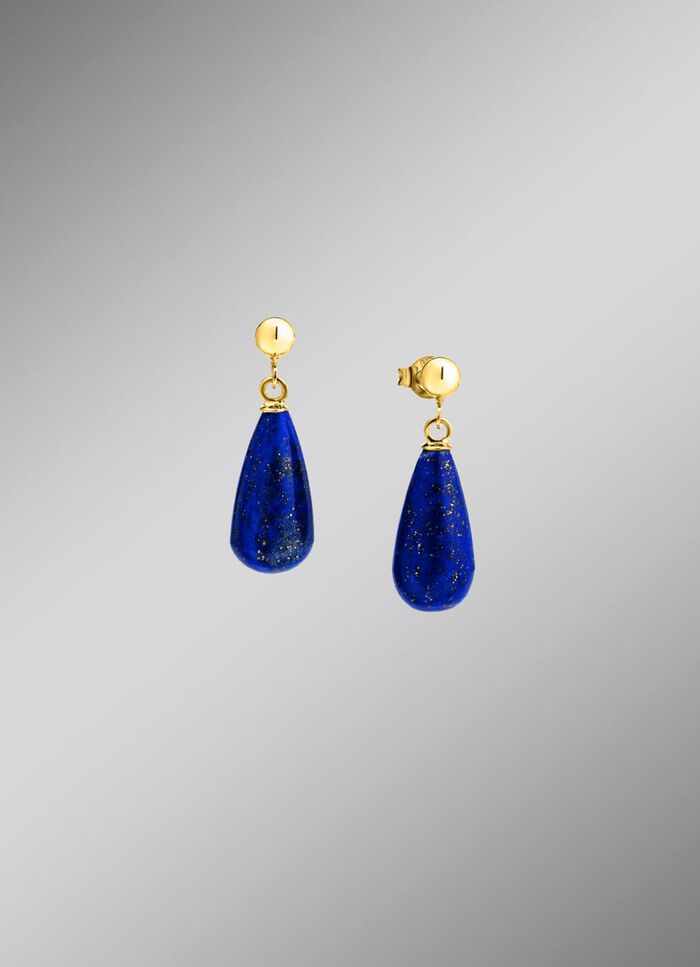 Schicker Ohrstecker mit Lapislazuli 