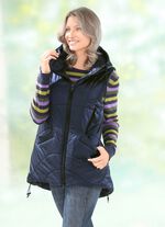 Weste mit Zier-Rei&szlig;verschl&uuml;ssen 