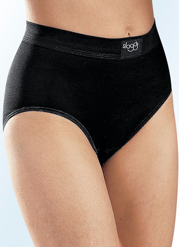 Sloggi Zweierpack Maxi-Slips SCHWARZ