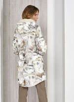 Kurzmantel mit Teddy-Innenausstattung in der festen Kapuze 