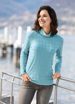 Shirt in leicht schimmernder Qualit&auml;t MINT