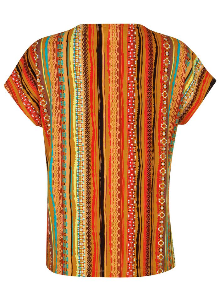 Shirt mit H&auml;kelspitzenbesatz 