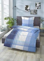 Bettwäsche-Garnitur Made in Germany BLAU
