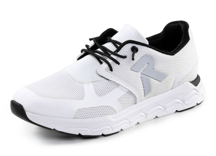 Rieker Sneaker aus teilweise beschichtetem Meshmaterial WEISS