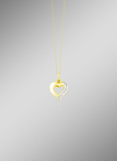 Herz-Anh&auml;nger in Bicolor 