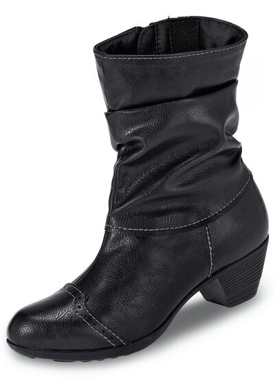 Andrea Conti, modische Damen-Stiefeletten, Winterschuhe, mit Rei&szlig;verschluss 