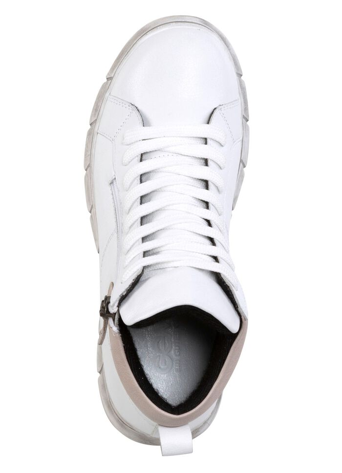 Gemini Schn&uuml;r-Bootie aus weichem Rind-Nappaleder 