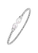 Elastischer Armreif aus Silber 