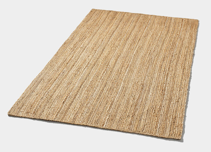 Handgeflochtene Teppiche aus 100% Jute BEIGE