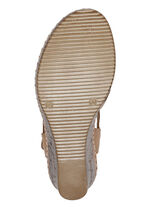 Gemini Sandalette aus perforiertem Rind-Nappaleder SCHWARZ