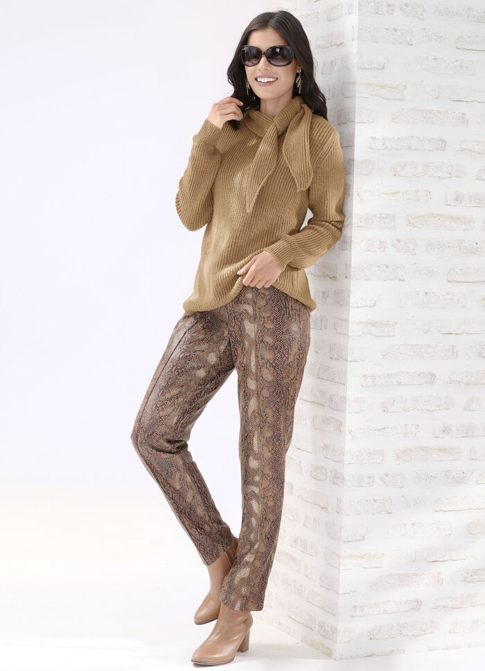 Hose in Reptil-Optik 