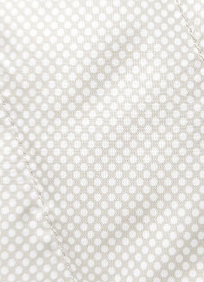 Kurzjacke mit apartem Minimaldessin BEIGE-WEISS