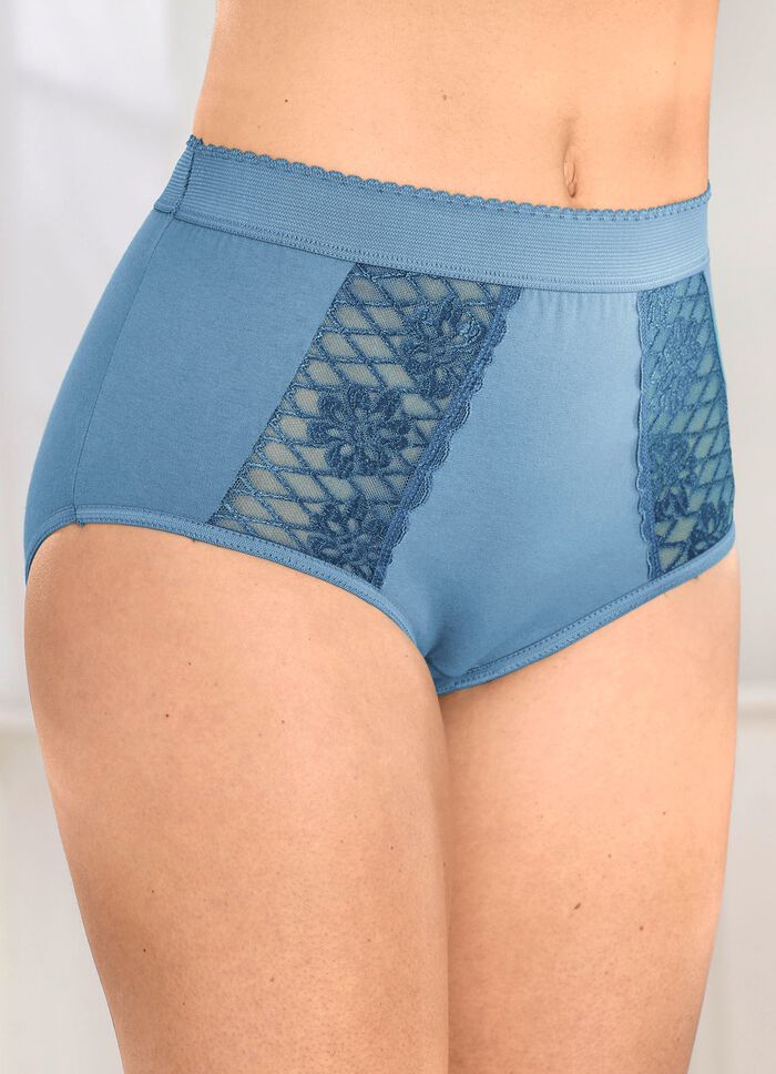 Dreierpack Formslips mit Spitzeneins&auml;tzen 