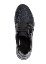 ELENA EDEN Schnürschuh aus Nappa- und Knautschlackleder