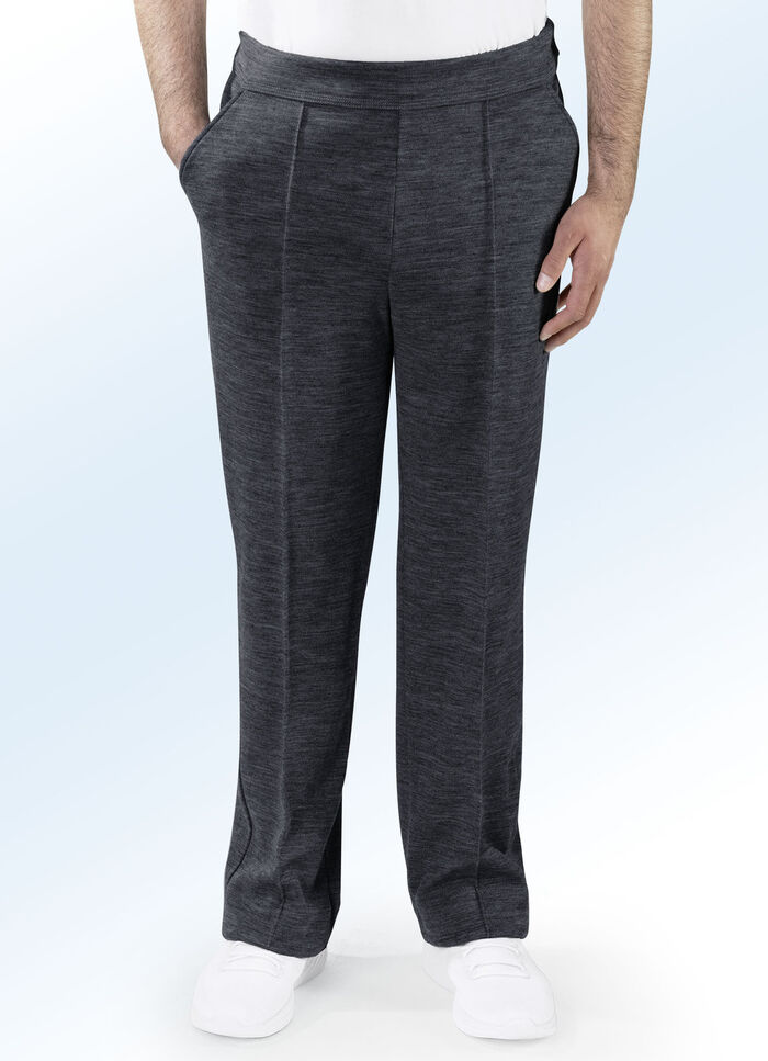 „Athlet“-Kurhose in 7 Farben ANTHRAZIT-MELIERT