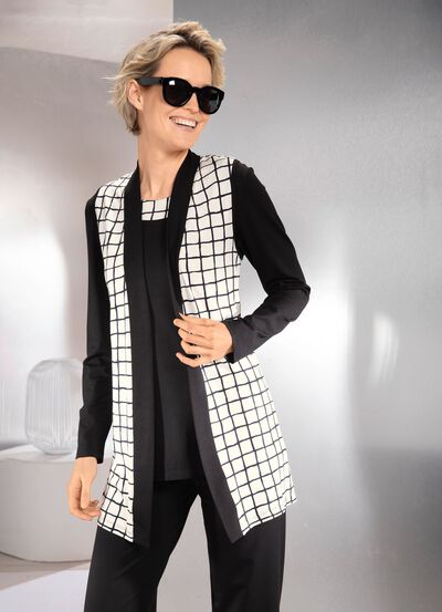 2-teiliges Set bestehend aus Weste und Shirt  