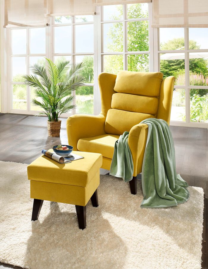 Schlafdecke mit Veloursbandeinfassung 