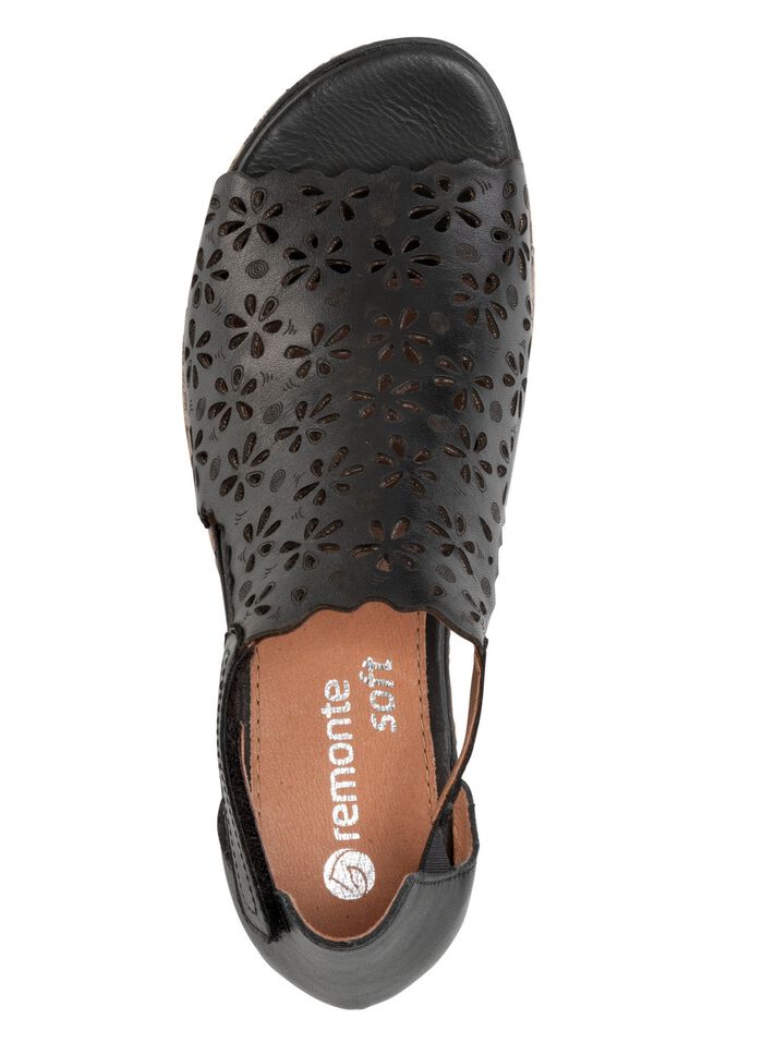 Sandale mit Klettverschluss SCHWARZ