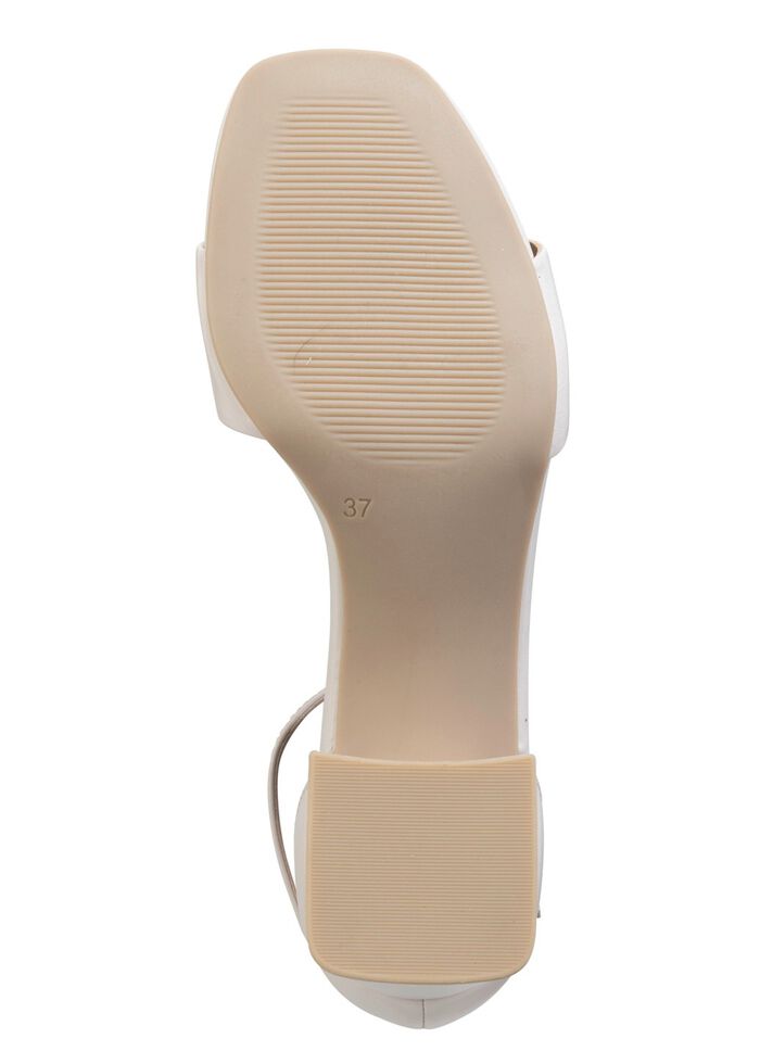 ELENA EDEN Sandalette aus bestem Nappaleder ECRU