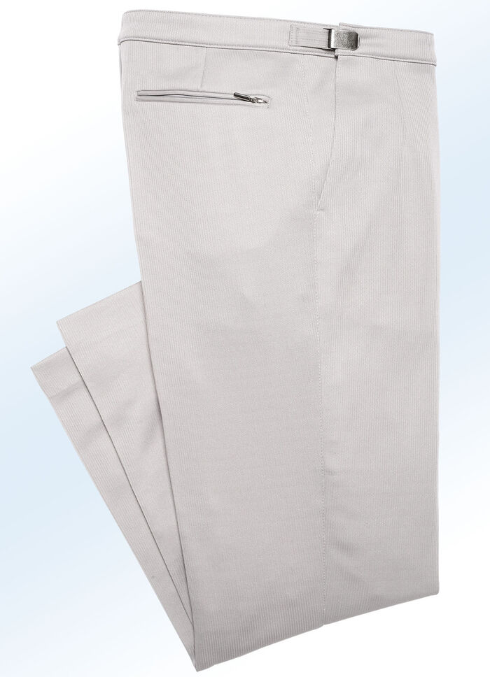 "Klaus Modelle"-Bundverstellerhose in 4 Farben HELLGRAU