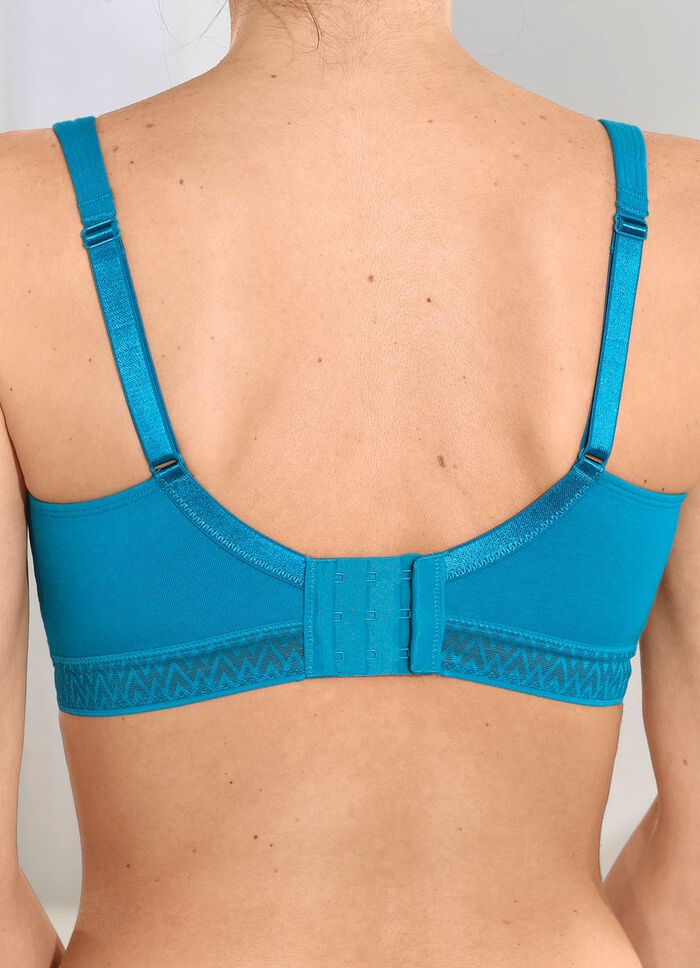 Naturana Zweierpack BH mit dekorativem Elastikband 