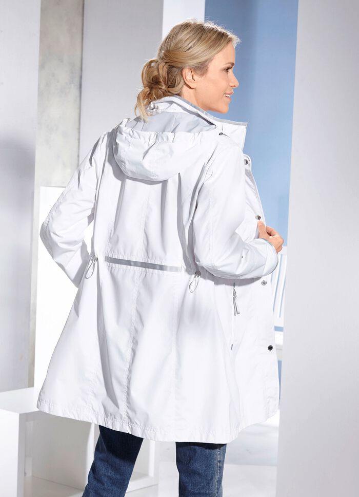 Funktions-Longjacke mit krempelbaren &Auml;rmeln 