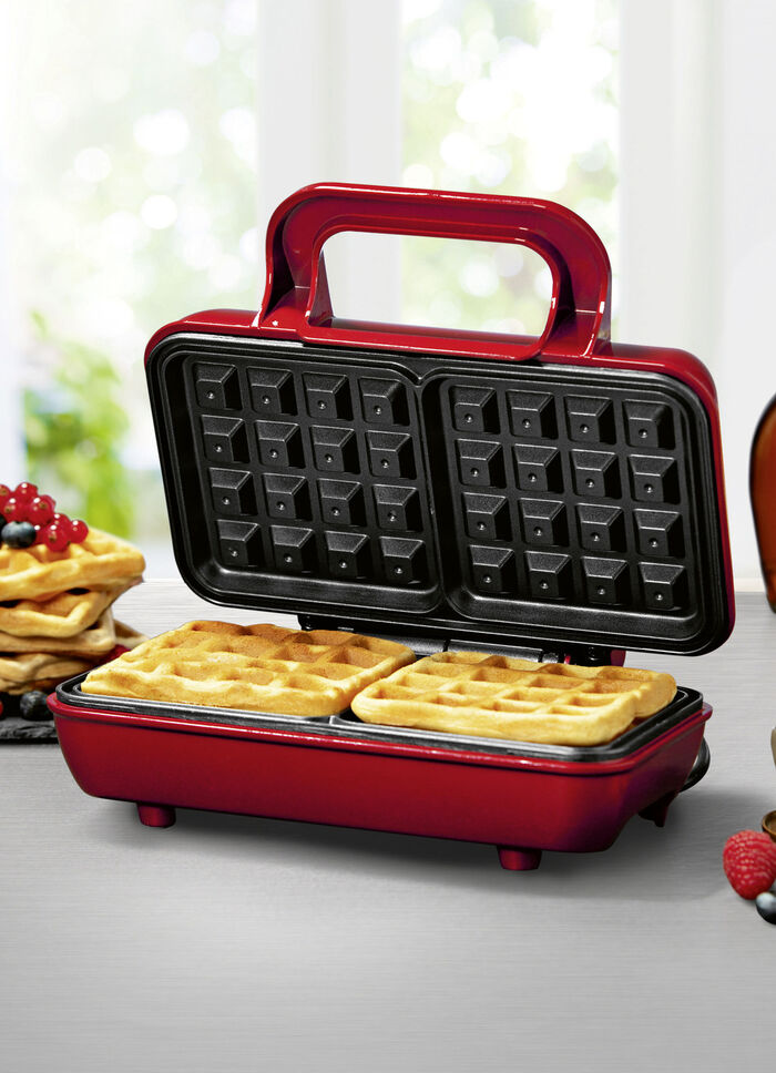 Waffeleisen f&uuml;r 2 Belgische Waffeln 