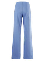 Soft-Stretch-Hose in modischer Weite AZURBLAU