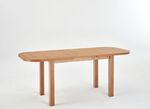 Esstisch, oval, ausziehbar ERLE