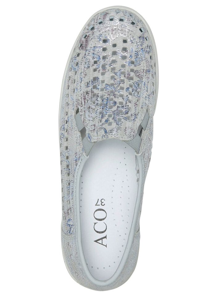 ELENA EDEN, sommerliche Damen-Slipper, Weite G, mit herausnehmbarem Fu&szlig;bett 