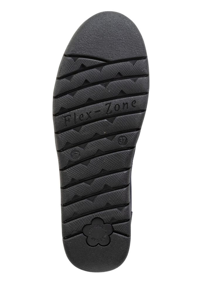 ELENA EDEN, bequeme Damen-Boots, Weite H, mit herausnehmbarem Fu&szlig;bett DUNKELBLAU