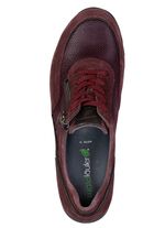Waldl&auml;ufer, bequeme Damen-Sneaker, Weite H, mit herausnehmbarem Fu&szlig;bett BORDEAUX