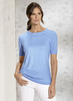 3-teiliges Strick-Set in sehr weicher Qualität BLEU