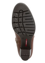 ELENA EDEN, modische Damen-Stiefeletten, Weite G, mit herausnehmbarem Fußbett COGNAC