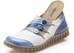 Gemini Slipper mit Zierknöpfen WEISS-JEANS