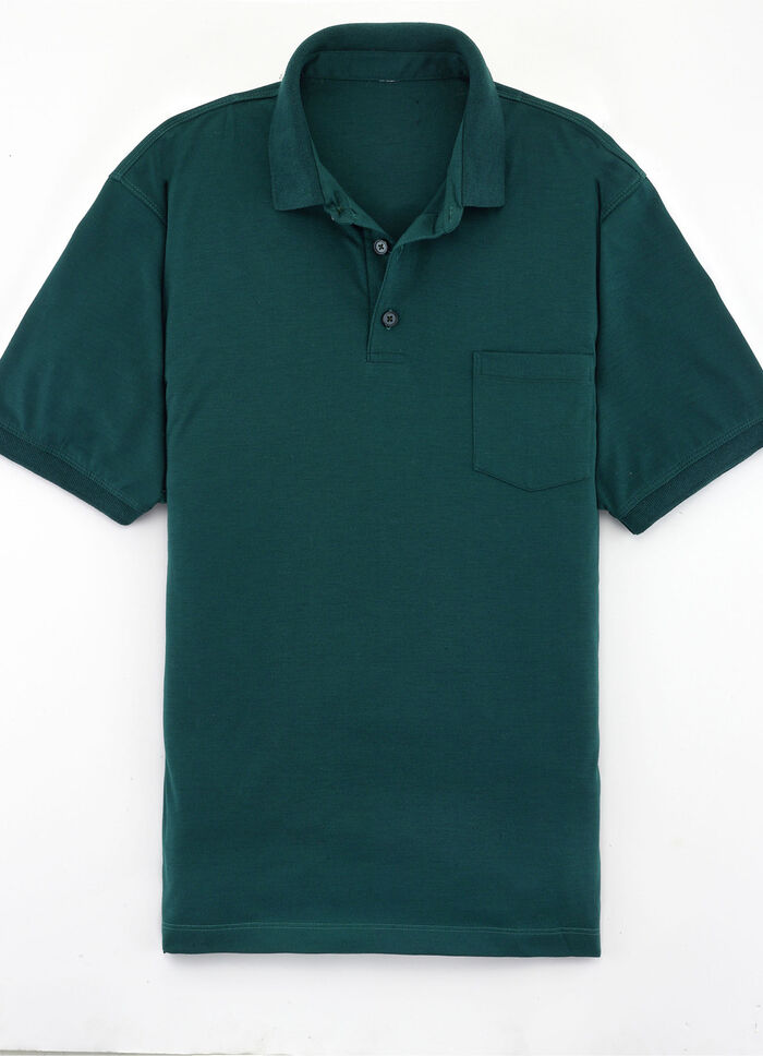 Poloshirt in 4 Farben DUNKELGRÜN