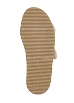 Bequeme Damen-Sandalen, Weite H, aus gepolstertem Textilmaterial 