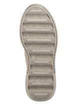 ELENA EDEN Schn&uuml;r-Bootie aus weichem Nubukleder GRAU-TAUPE