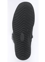 ELENA EDEN, gef&uuml;tterte Damen-Stiefel, Winterschuhe, Weite H, mit Lammfell SCHWARZ