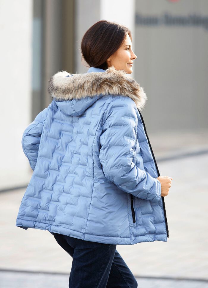 Funktionsjacke mit geklebten Kammern BLEU